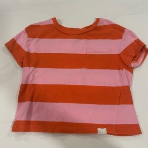 Adorable pink & red GAP tee